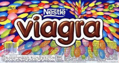 Woman taking viagra